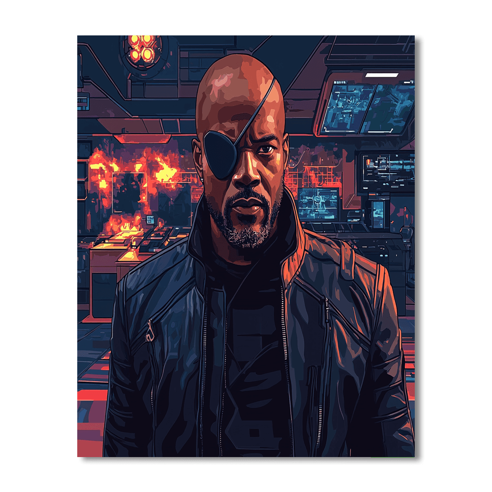 Samuel L. Jackson: The Commanding Presence Of Nick Fury Paint By Color