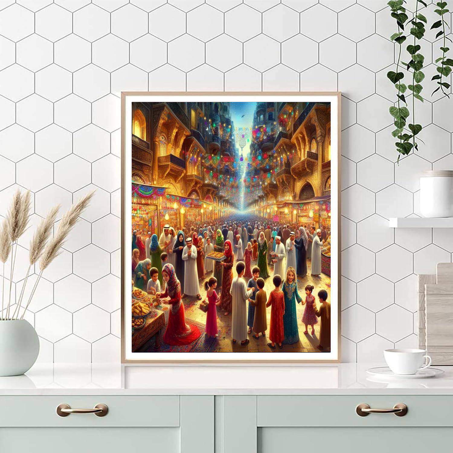 Eid Al-fitr - Cairo Number Painting