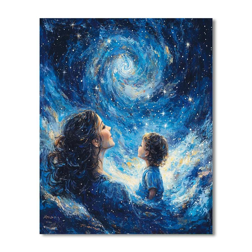 Nurtured By Stars Number Painting