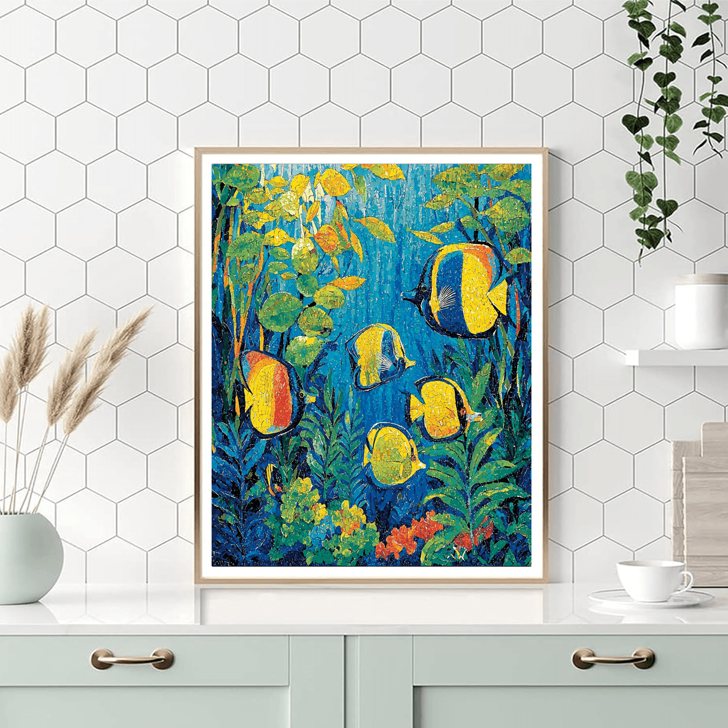 Paul Gauguin Inspired Underwater Fantasy  Painting By Numbers Kit