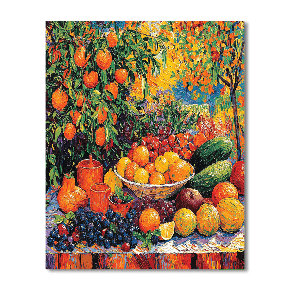 Vincent Van Gogh Inspired Vibrant Harvest  Paint By Numbers Kits