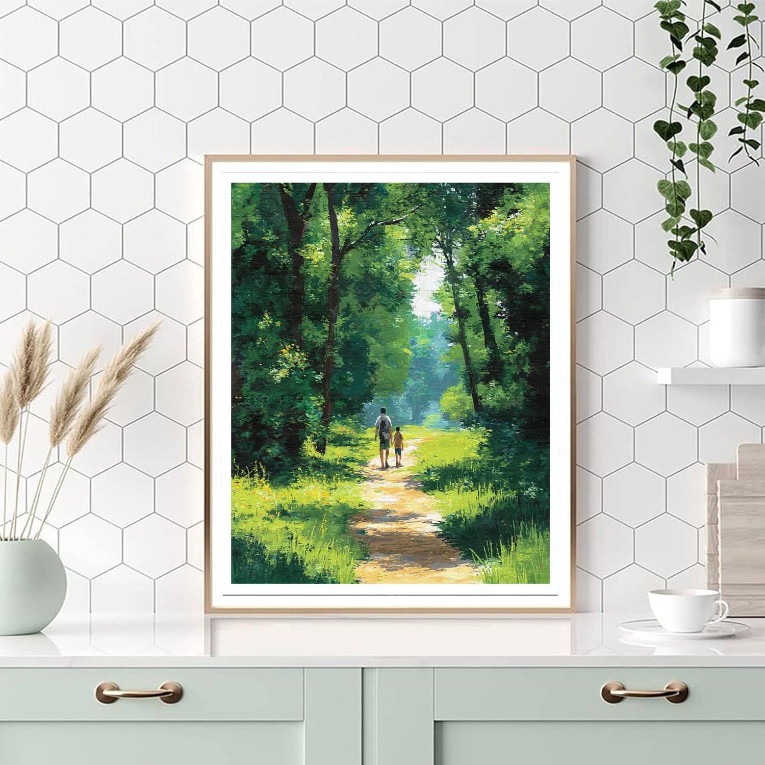 Path Of Light And Love Numbered Painting Kits