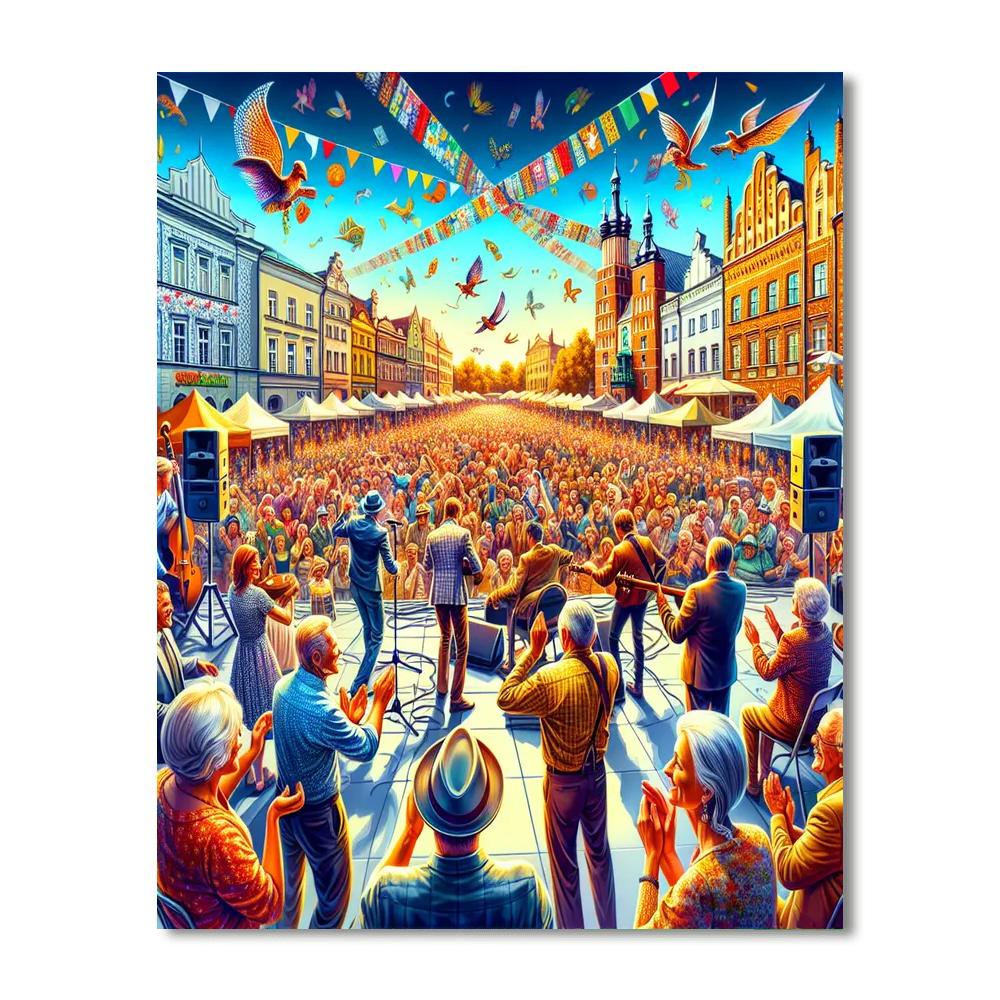 Day Of Music - Poland Number Painting