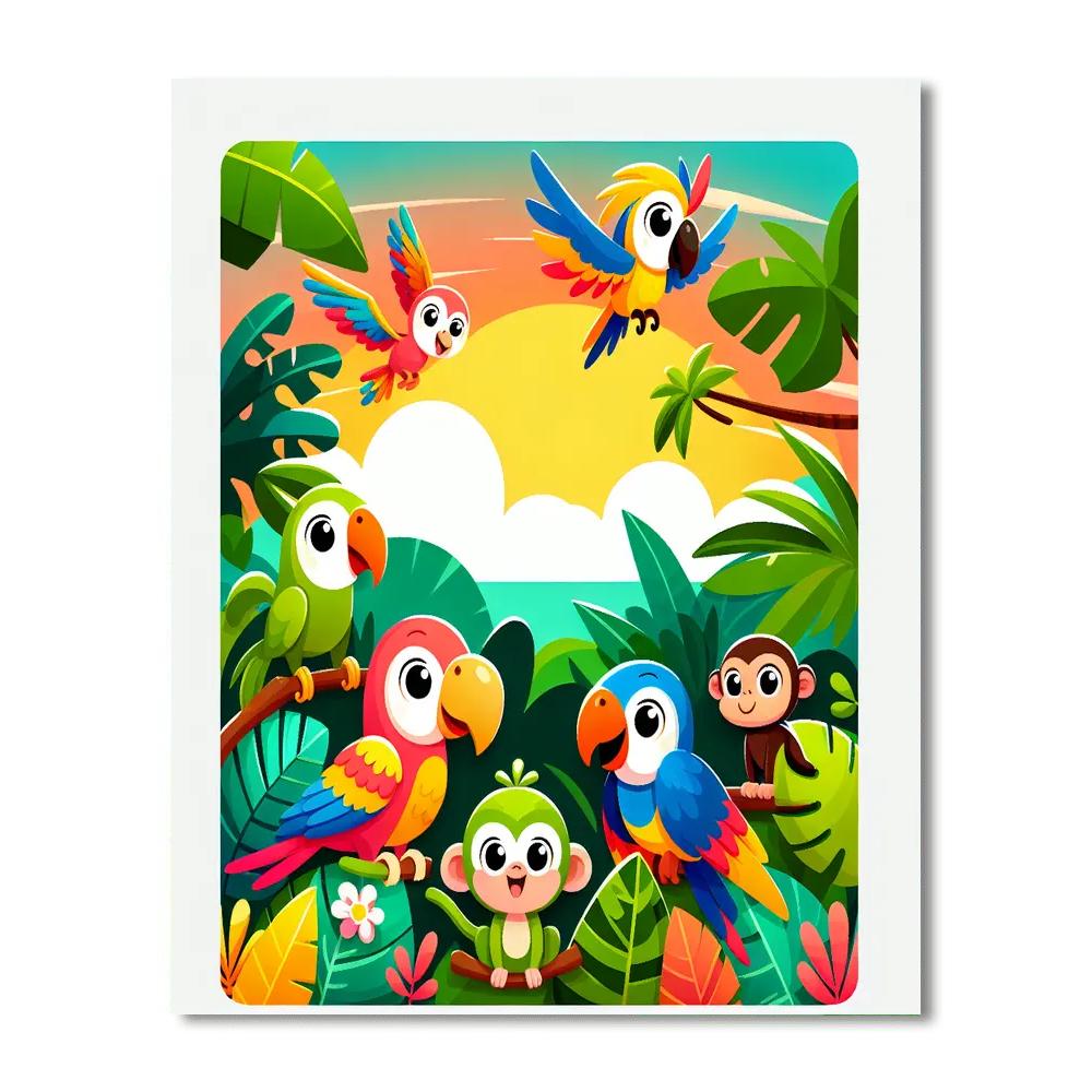 Tropical Trek Paint By Numbers Kits