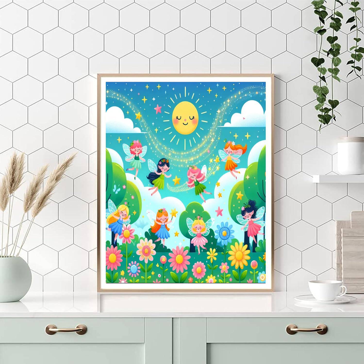 Glittering Fairyland Paint By Color