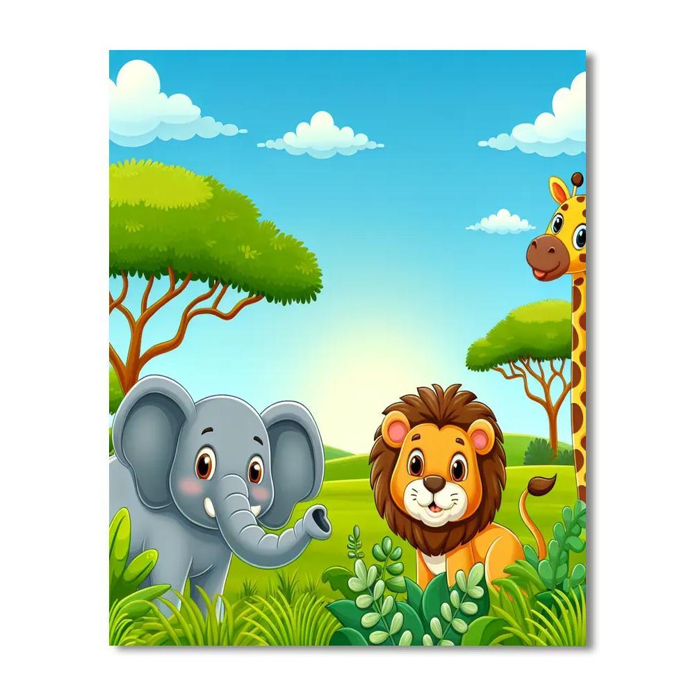 Adventures In The Wild Paint By Numbers Art