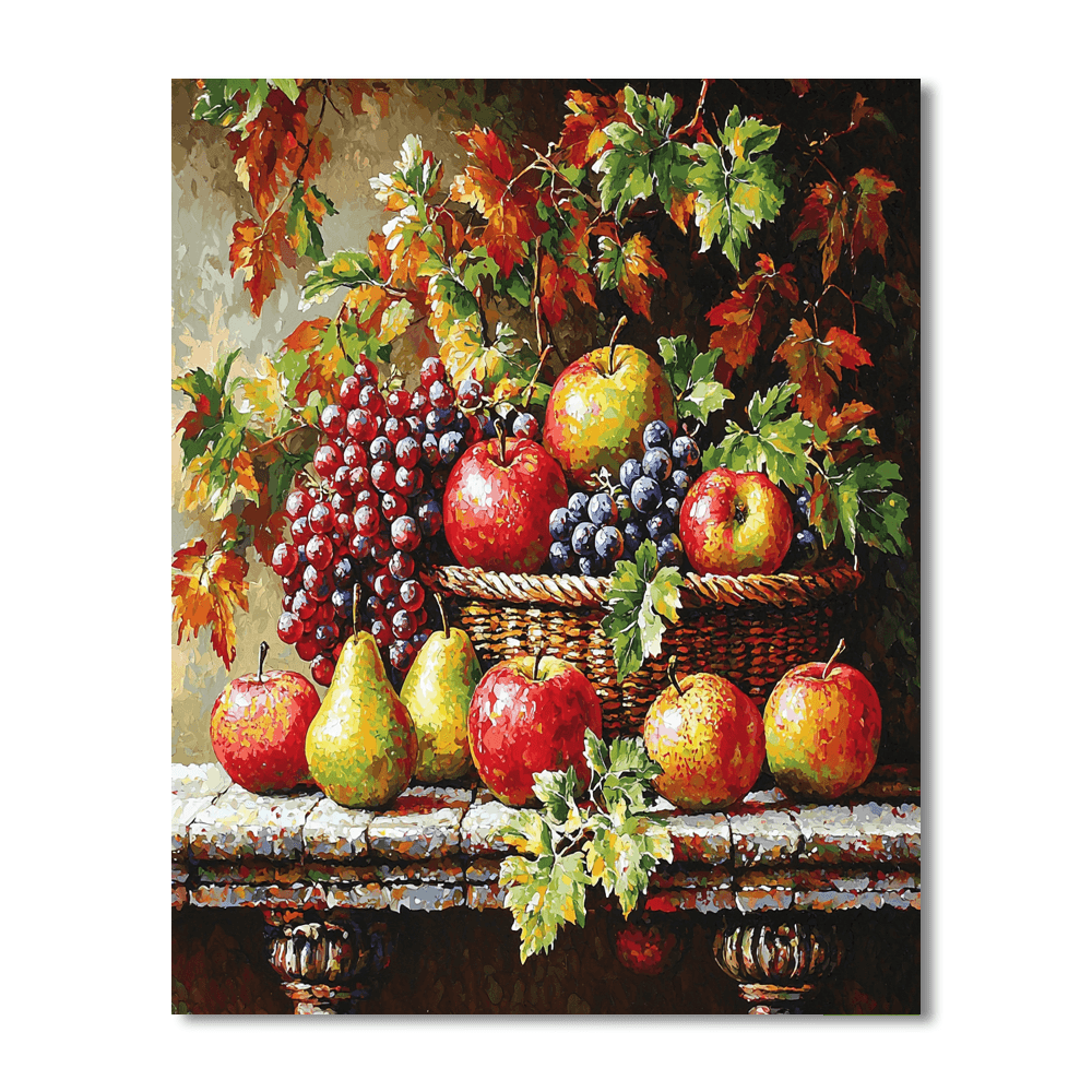 Cézanne Inspired Fruity Inspiration  Paint By Number