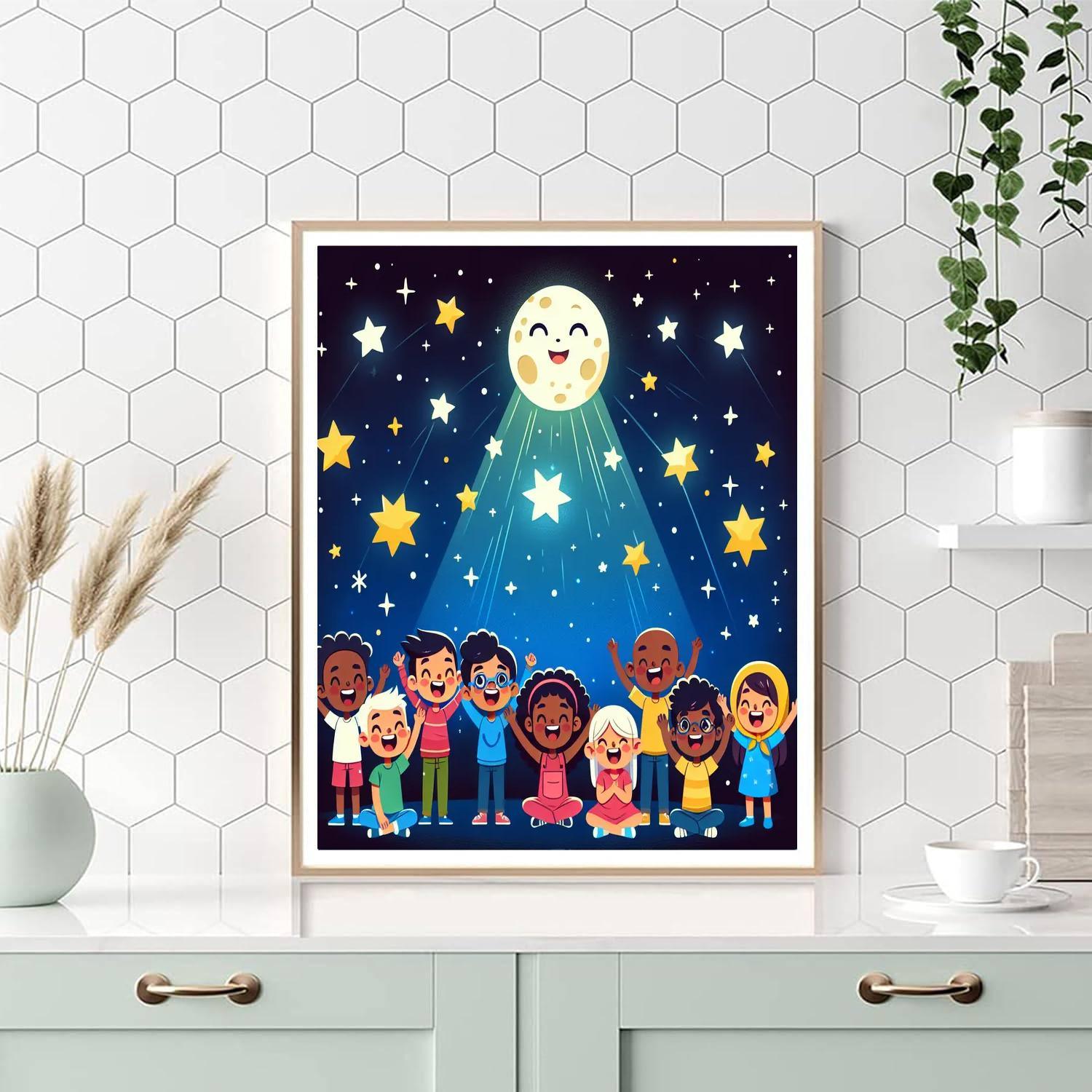 Charming Starry Adventures Paint By Number