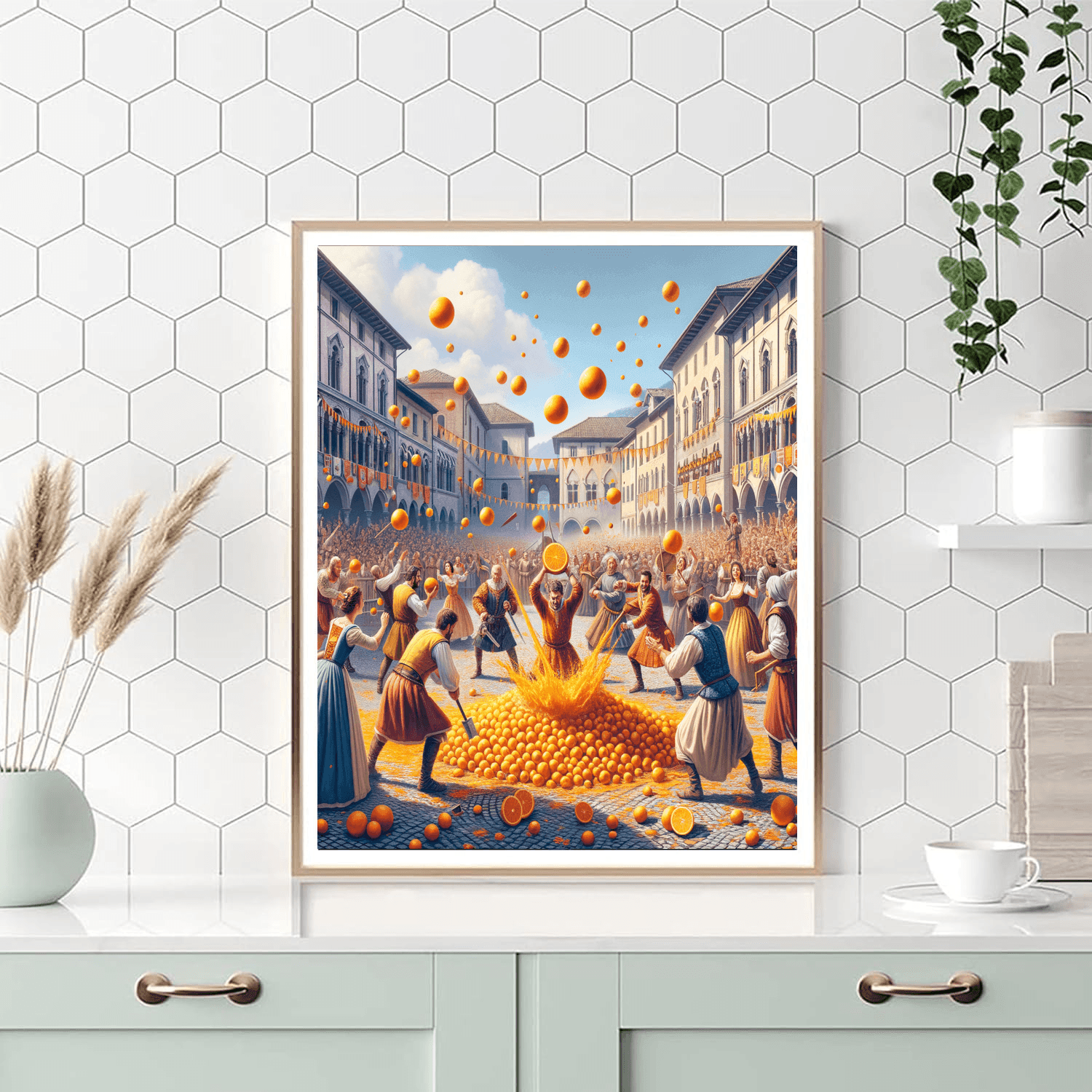 Carnival Of Ivrea - Italy Paint By Number