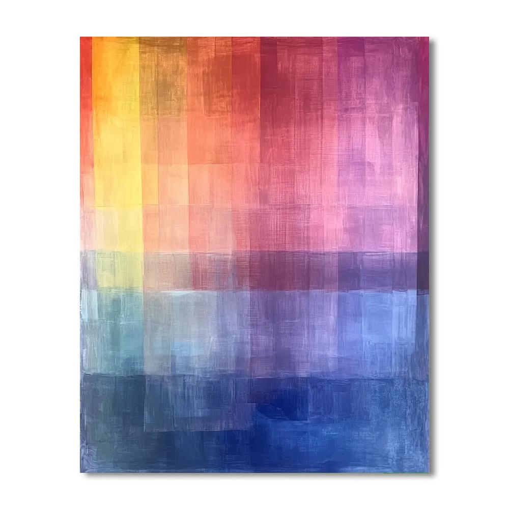 Mark Rothko Inspired Veil Of Hues  Numbered Painting Kits