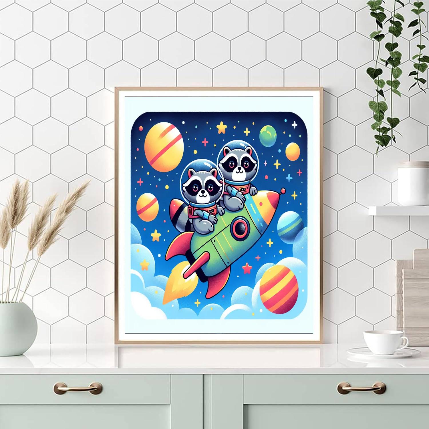 Rocket Raccoon Mission Numbered Painting Kits