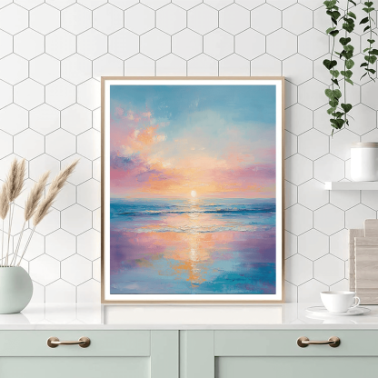 Claude Monet Inspired Dreamy Horizon  Painting By Numbers Kit