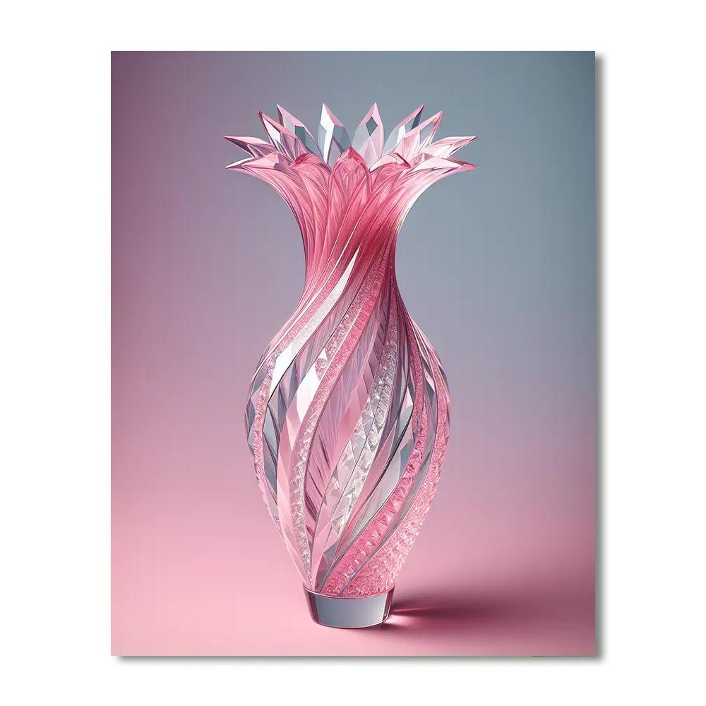 Petal Prism Vase Paint By Number
