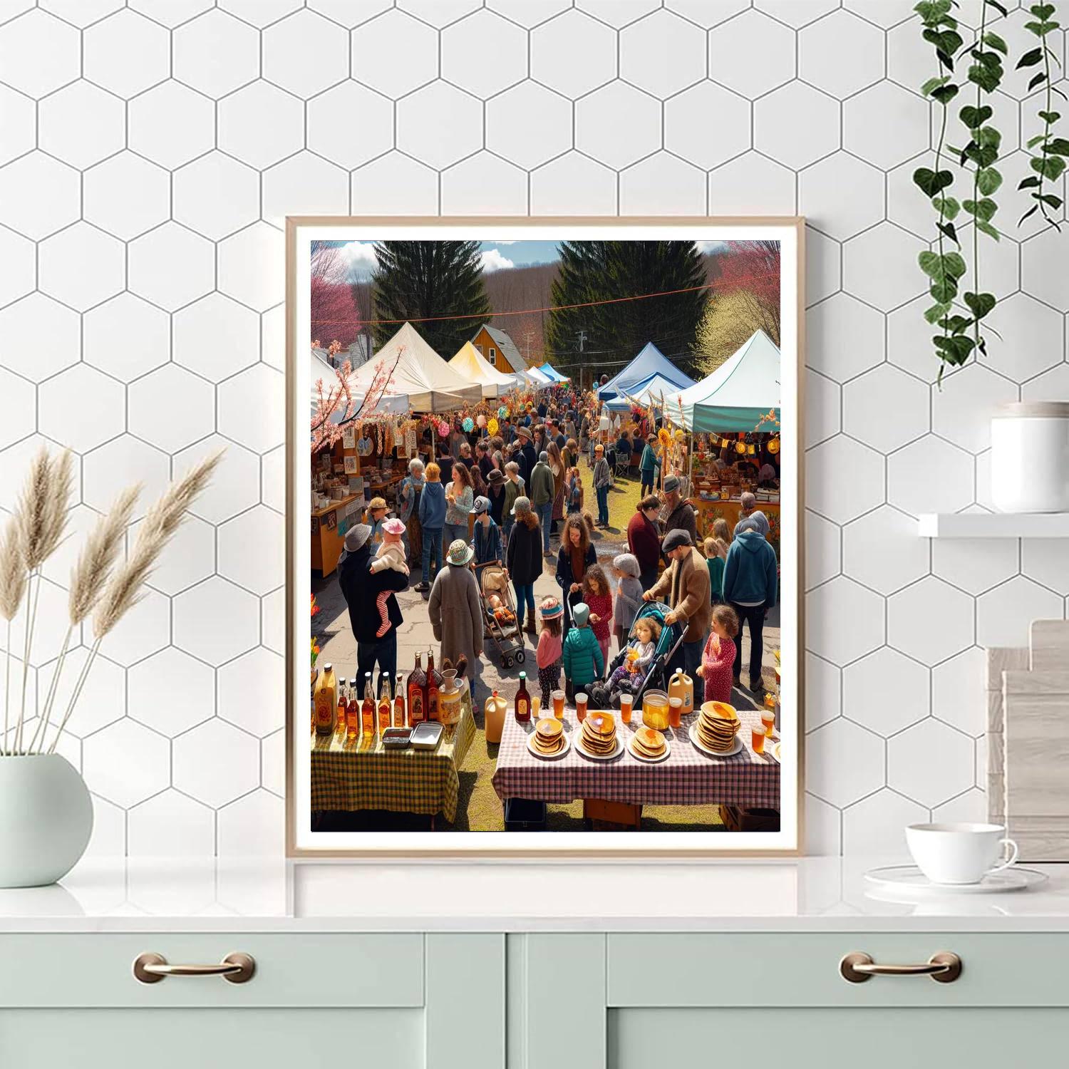 Upstate New York Maple Festival Paint By Numbers