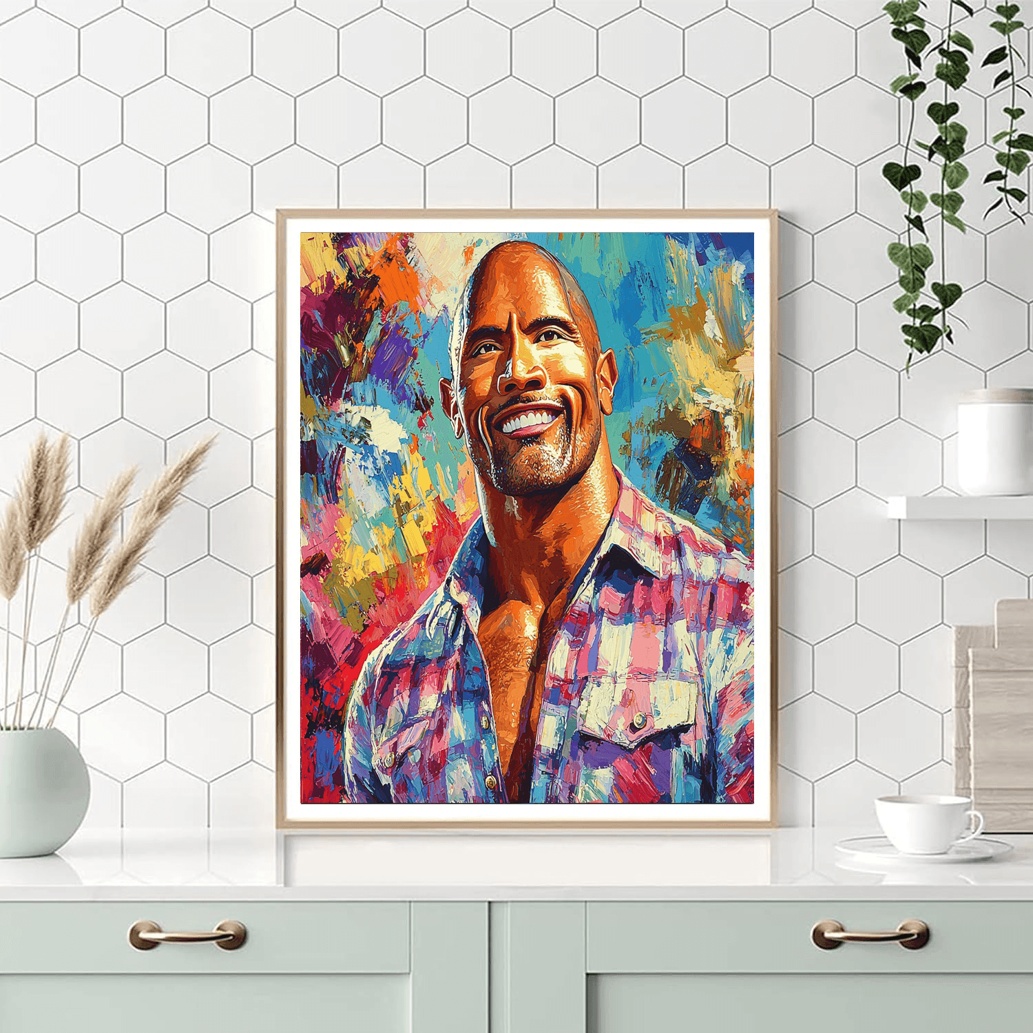 Dwayne Johnson: The Unstoppable Force Of Charisma Paint By Number