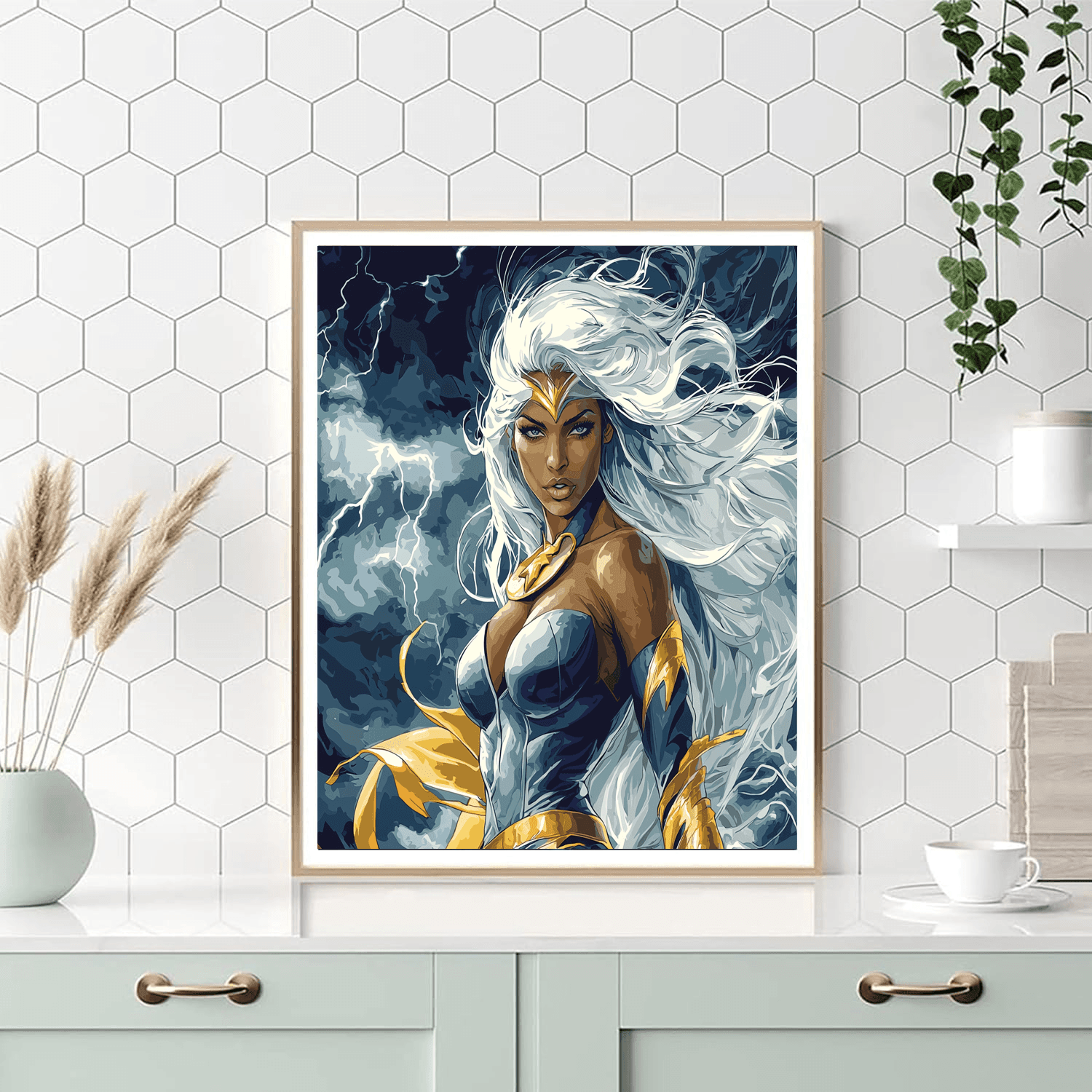 Halle Berry: The Unyielding Spirit Of Storm Paint By Color