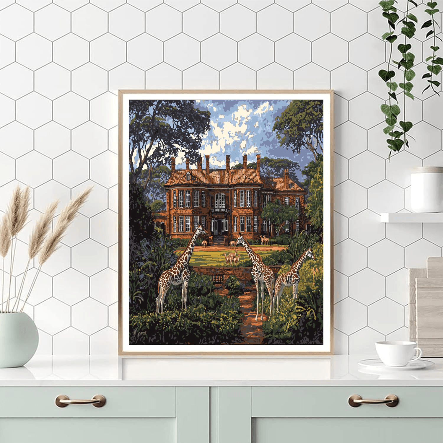 Giraffe Manor - Nairobi Number Painting