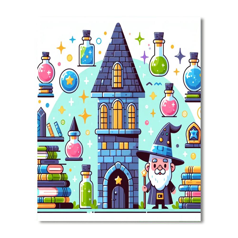 Wizard's Tower Adventure Paint By Number
