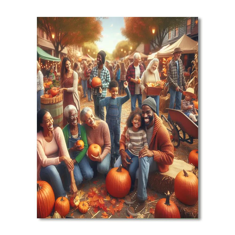 Harvest Festival - Usa Number Painting