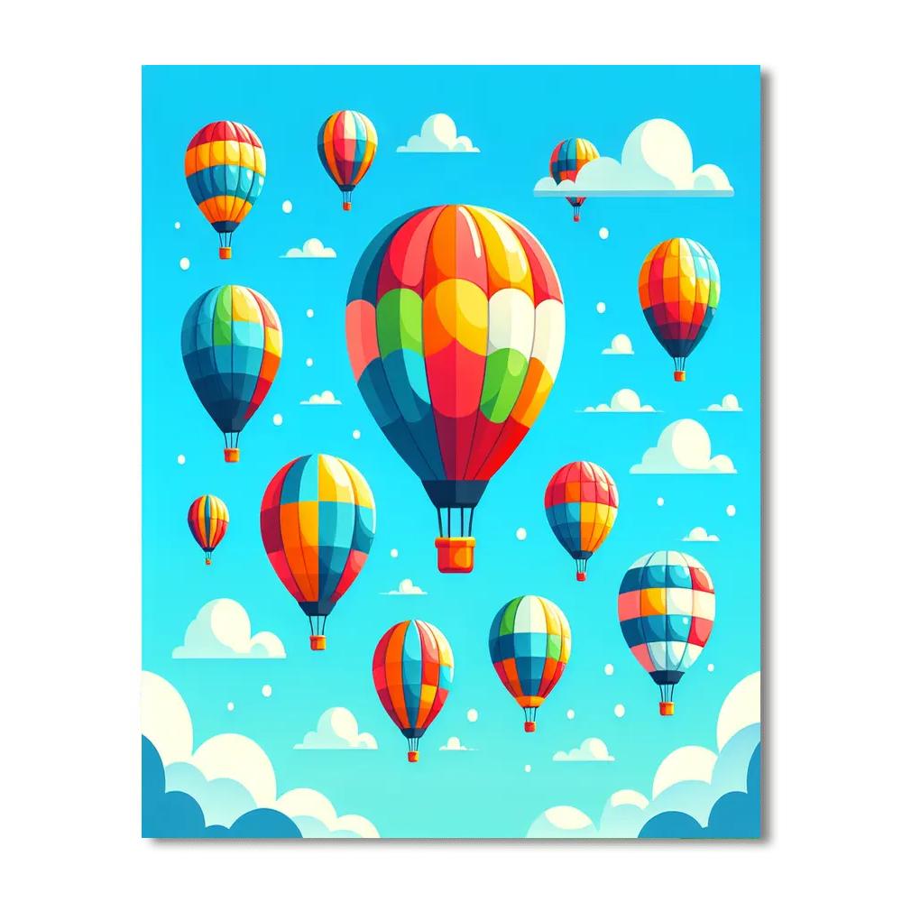 Balloon Breeze Paint By Numbers Kits