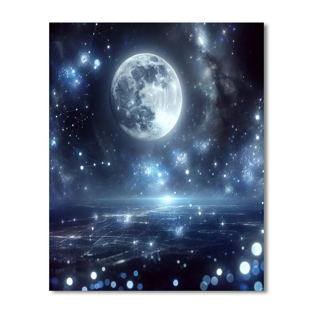Starry Astronomy Exploration Paint By Color