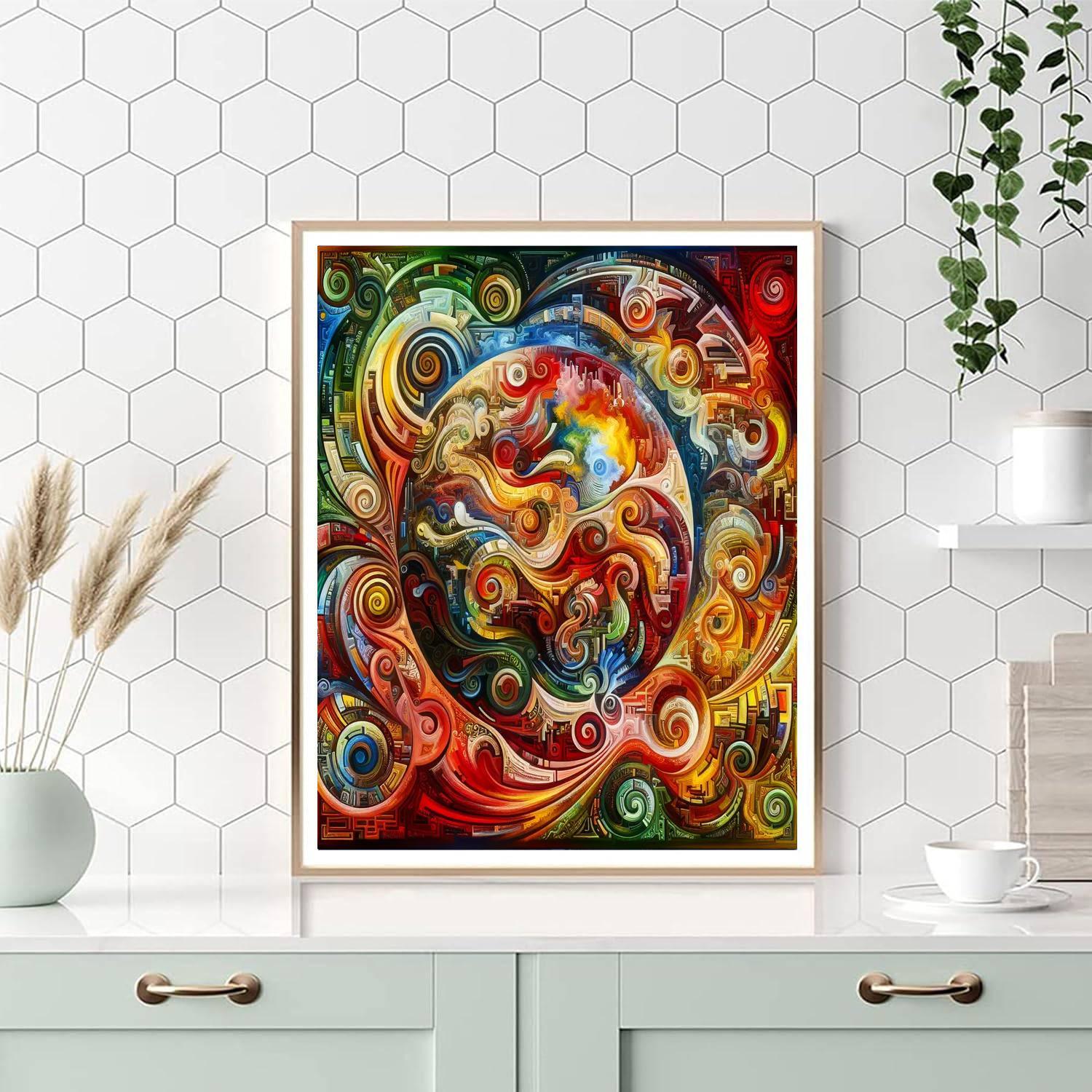 Cultural Kaleidoscope Adventure DIY Paint By Numbers