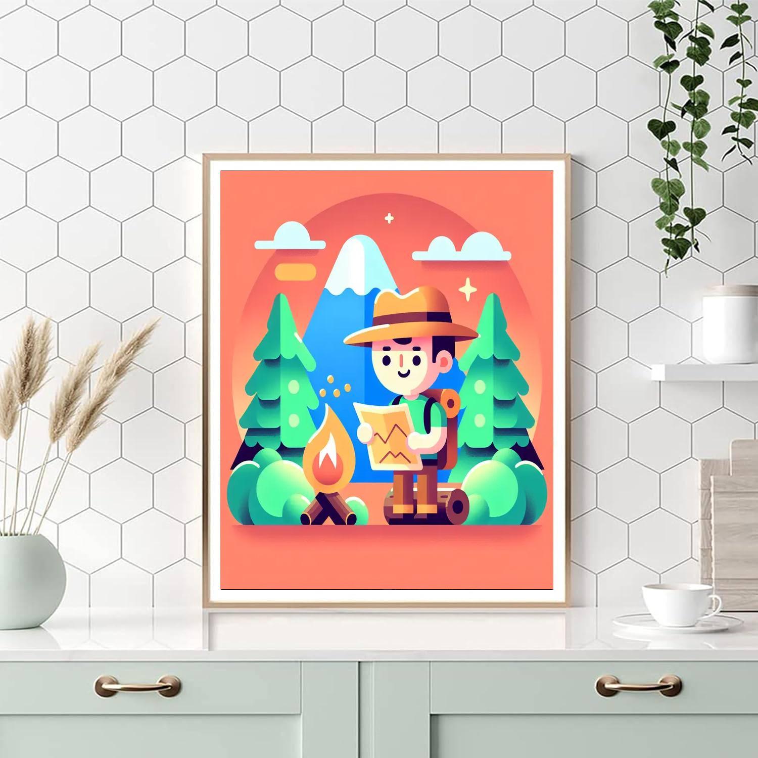 Little Explorer DIY Paint By Numbers