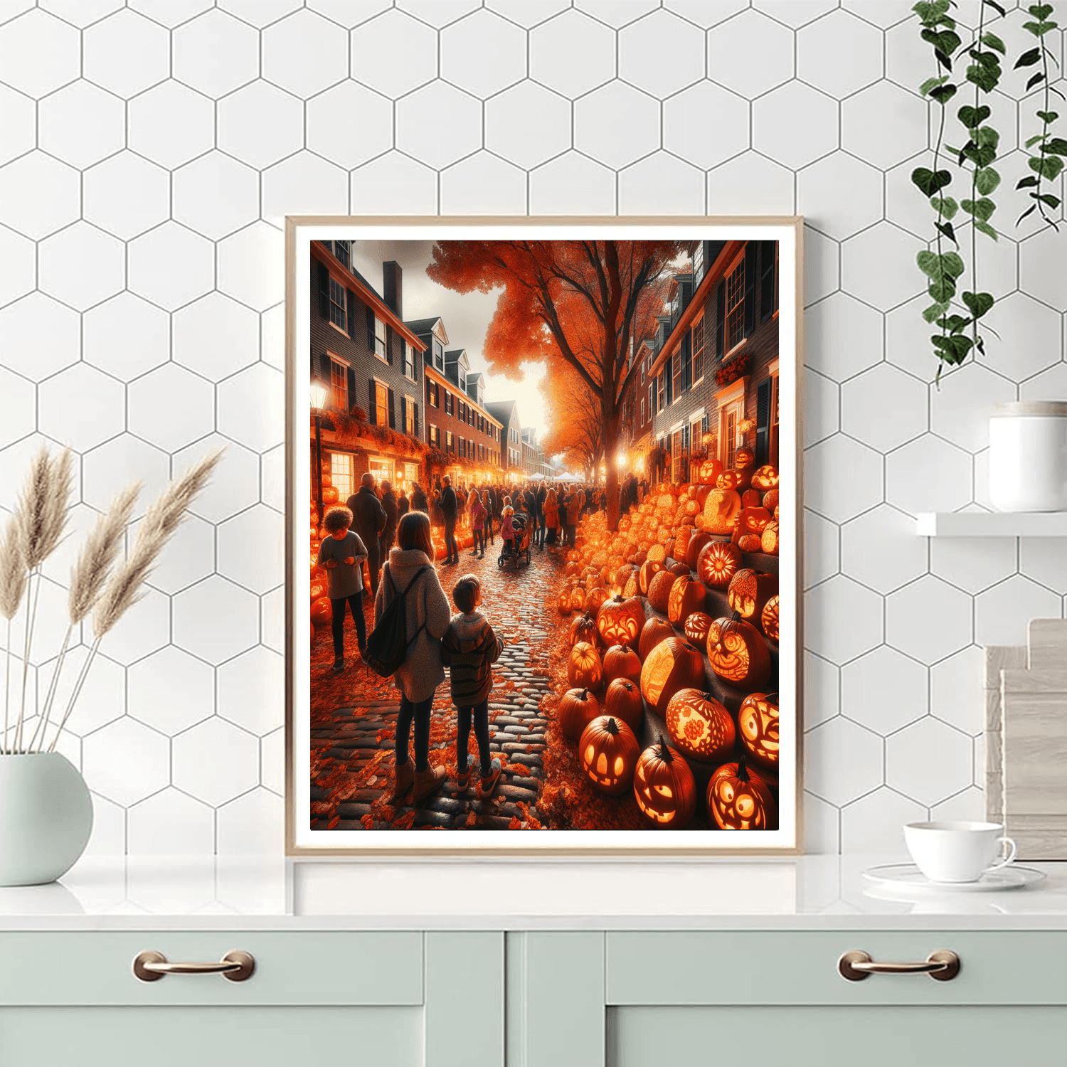 Keene Pumpkin Festival - New Hampshire Numbered Painting Kits