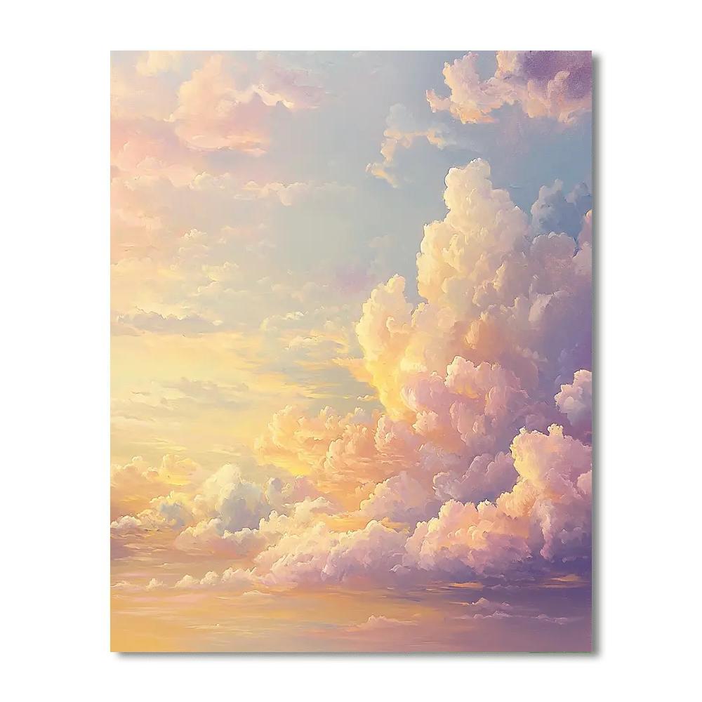 Edgar Degas Inspired Melody Of Clouds  Paint By Numbers