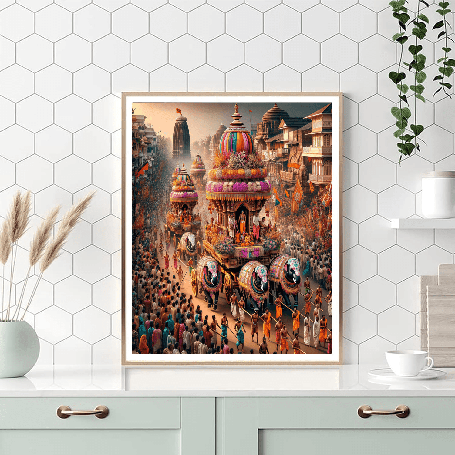 Rathayatra - India Paint By Color