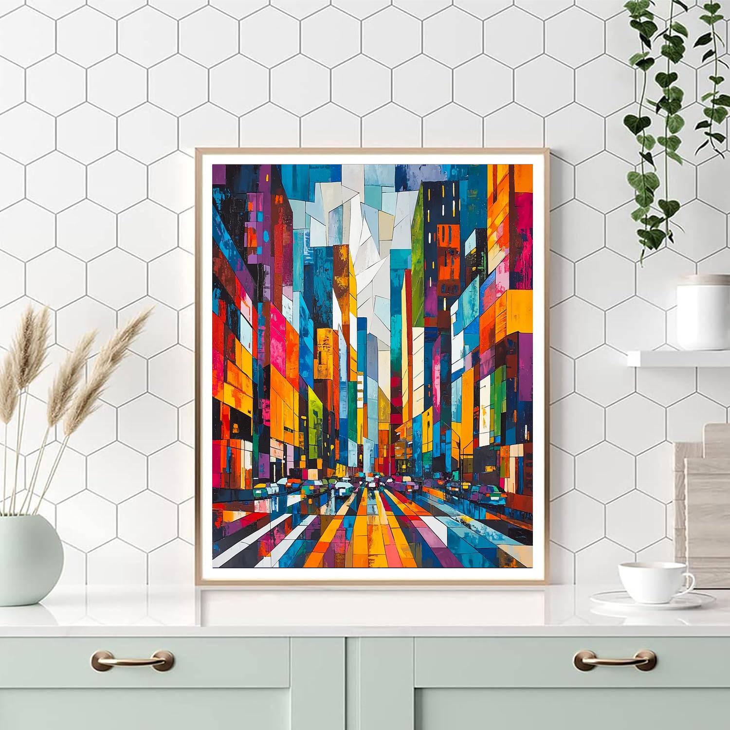 Pablo Picasso Inspired Picasso's City Dreams  Numbered Painting Kits