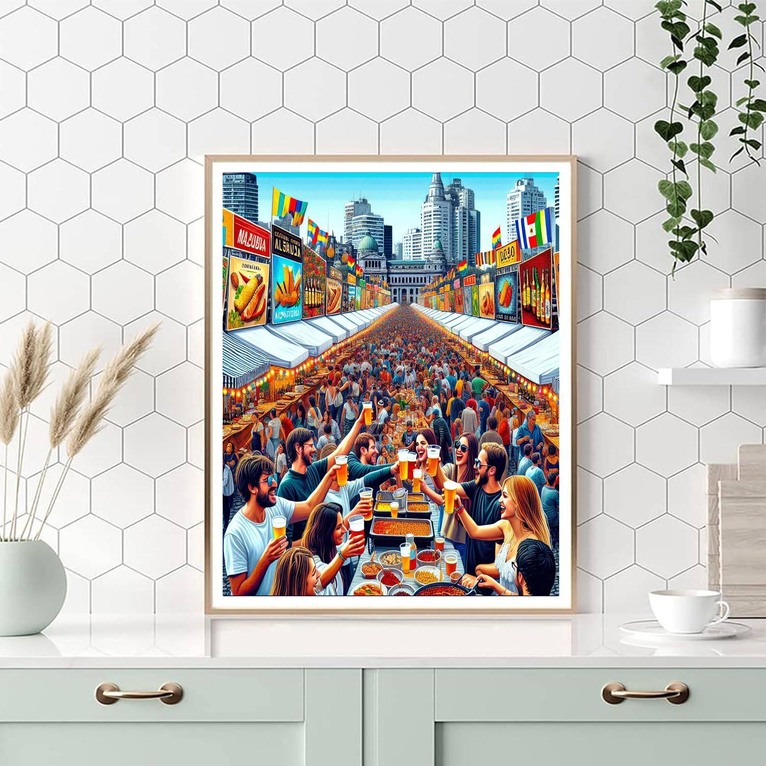 Festival De La Cerveza - Montevideo Number Painting