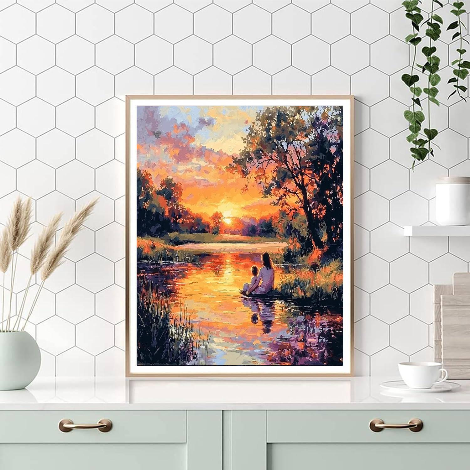 Sunset Moments Number Painting