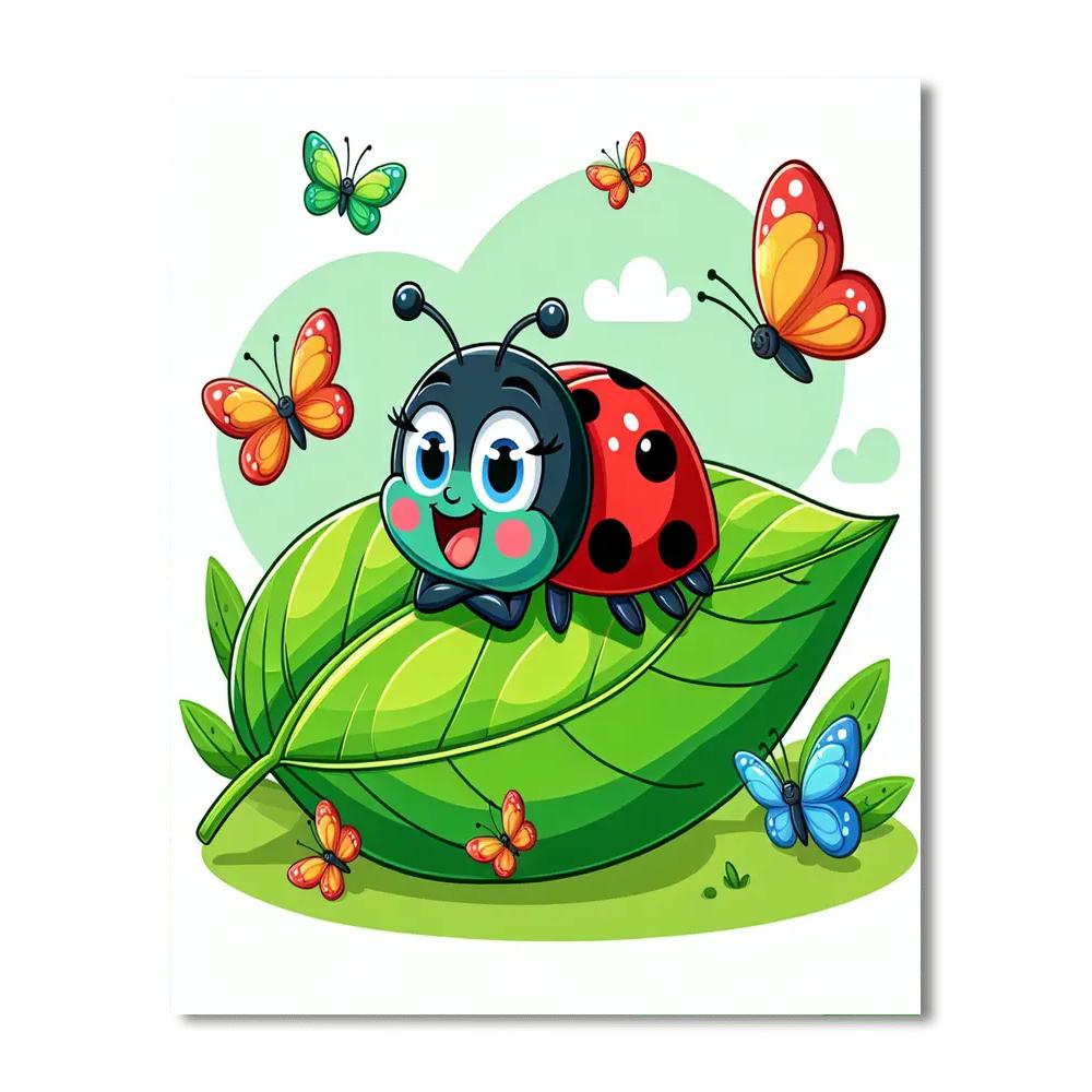 Insect Adventures DIY Paint By Numbers