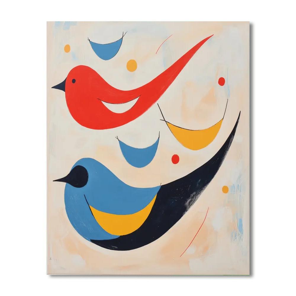 Joan Miró Inspired The Playful Universe  Number Painting