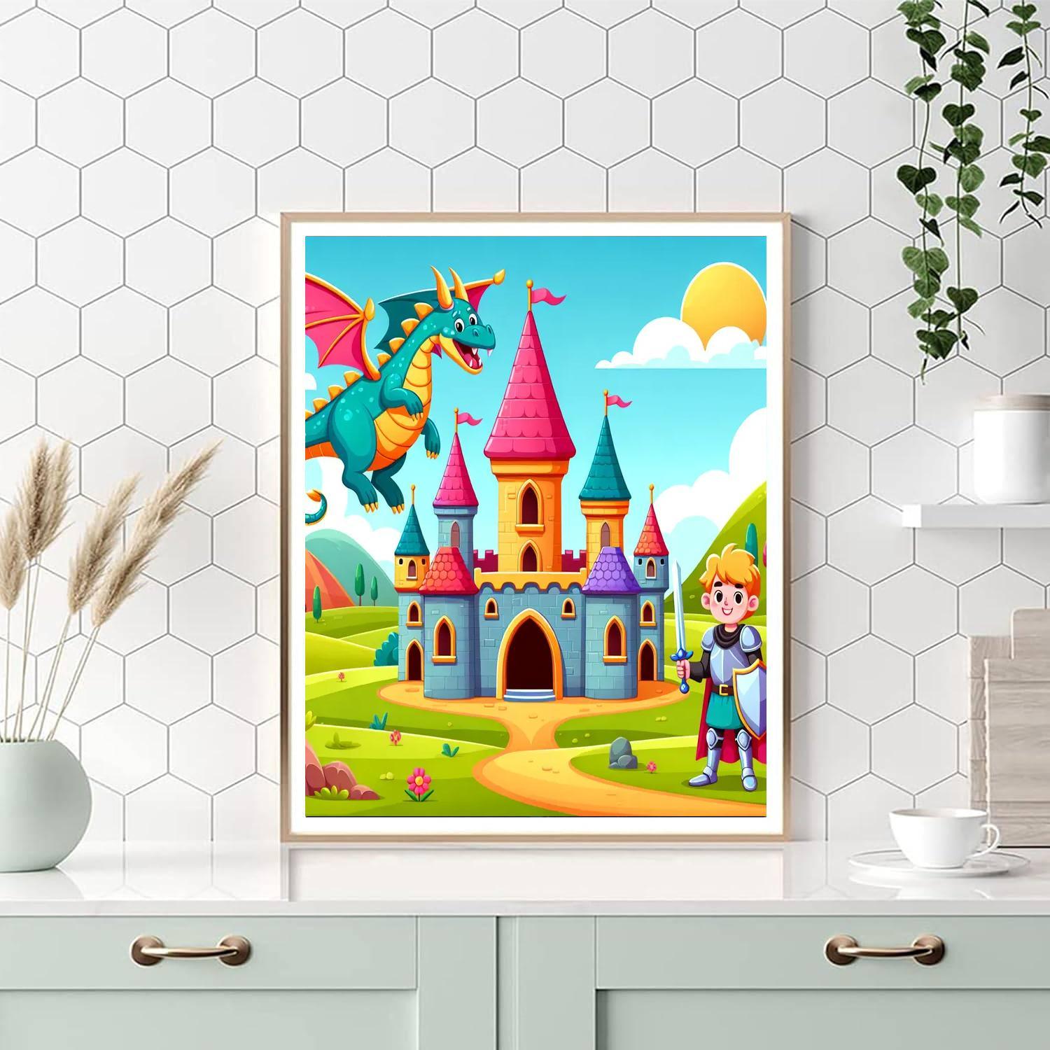 Exploring Fairy Tale Realms Painting Number Kit