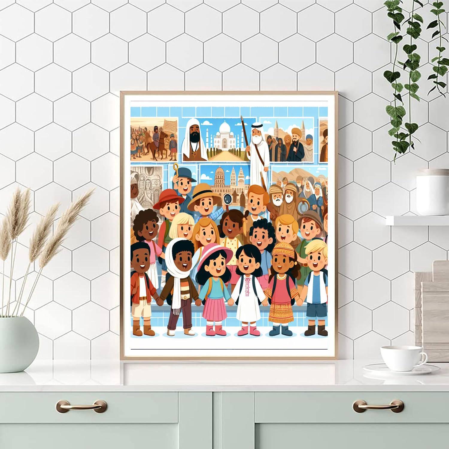 Historical Journey Chronicles Painting Number Kit