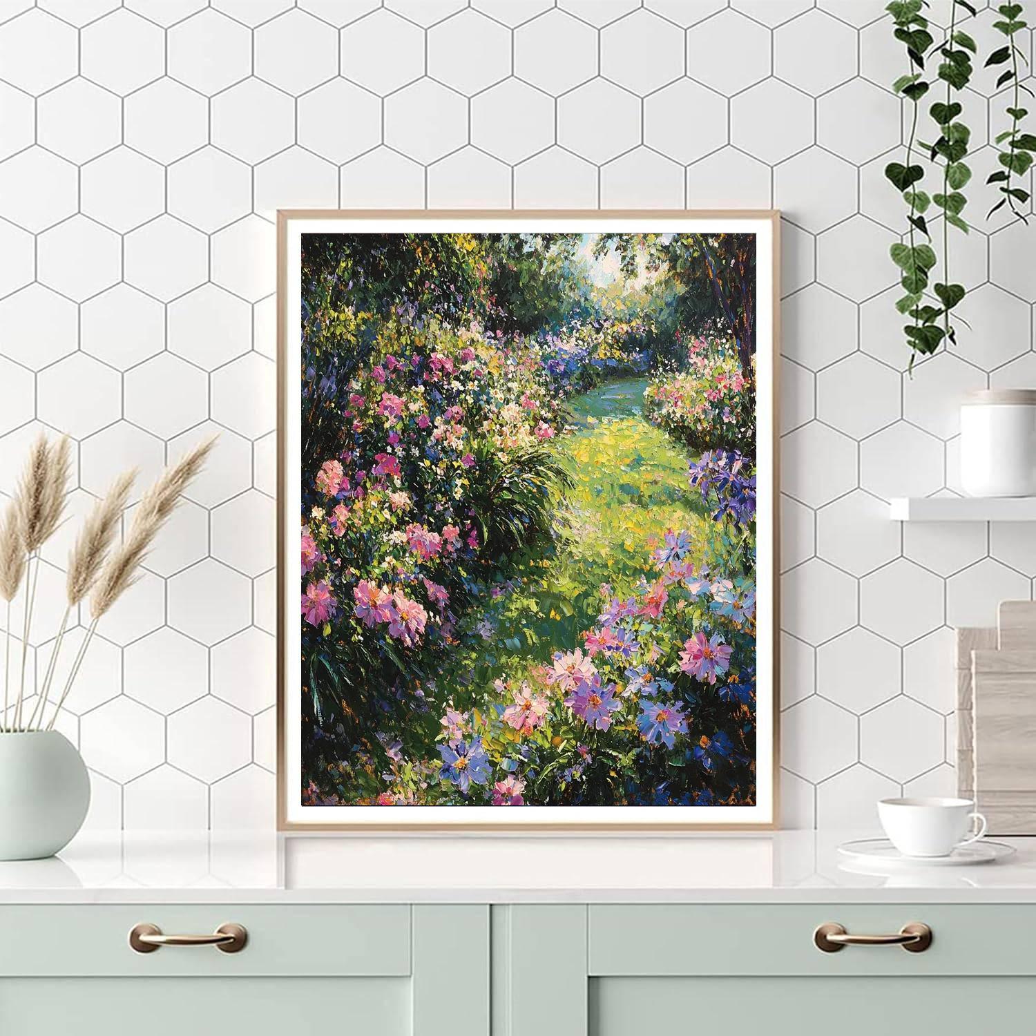 Claude Monet Inspired Timeless Nature's Canvas  Painting By Numbers Kit