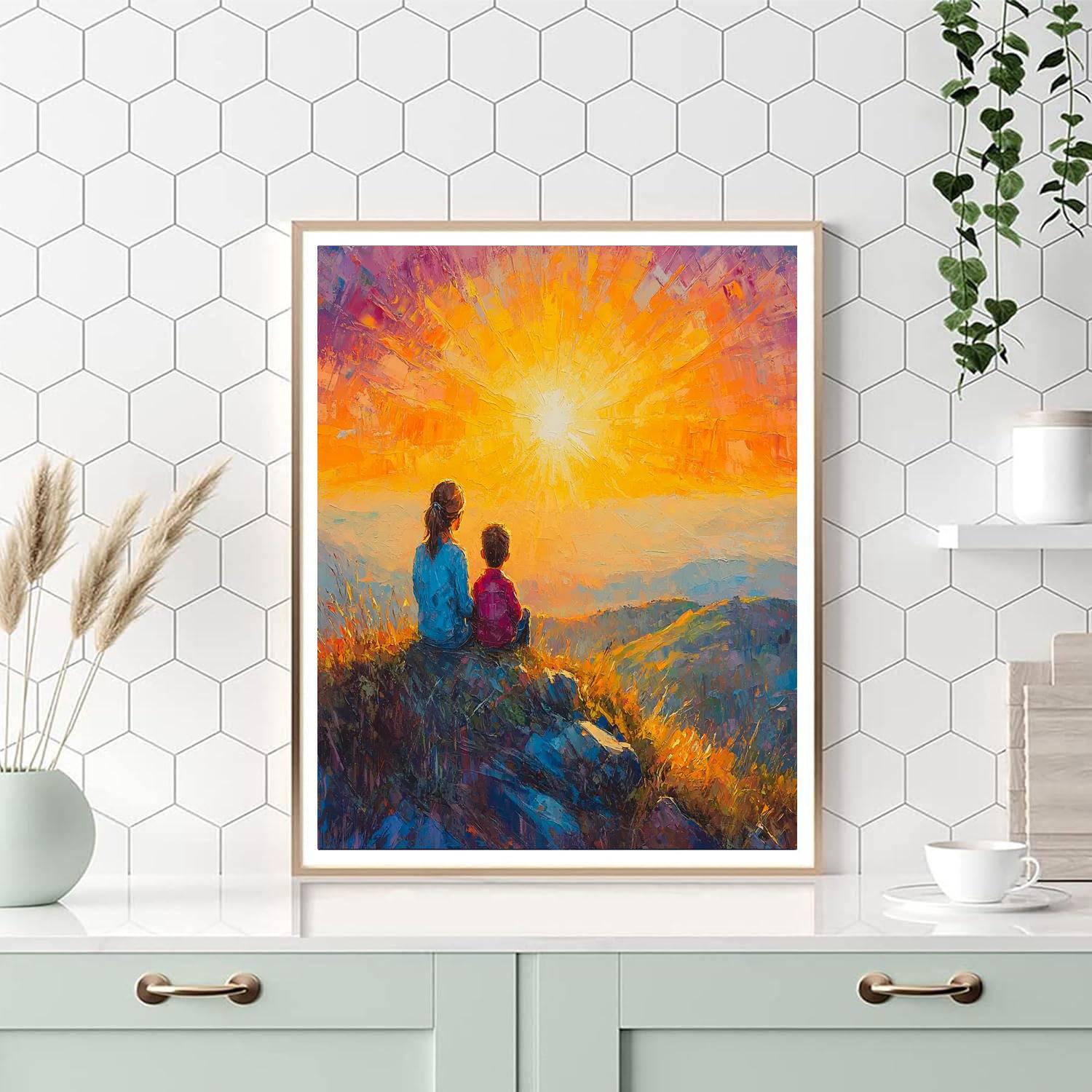 Sunrise Of Love Number Painting