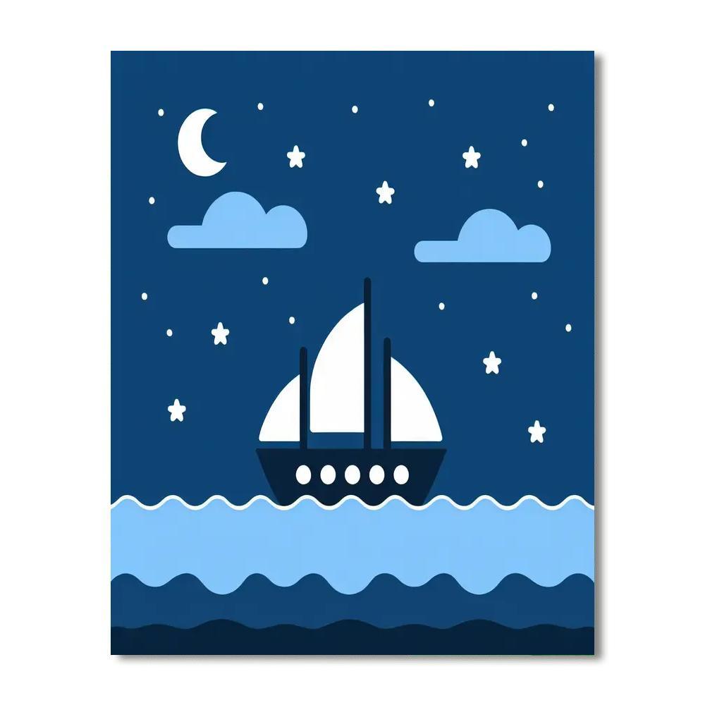 Sailing Under The Stars Numbered Painting Kits