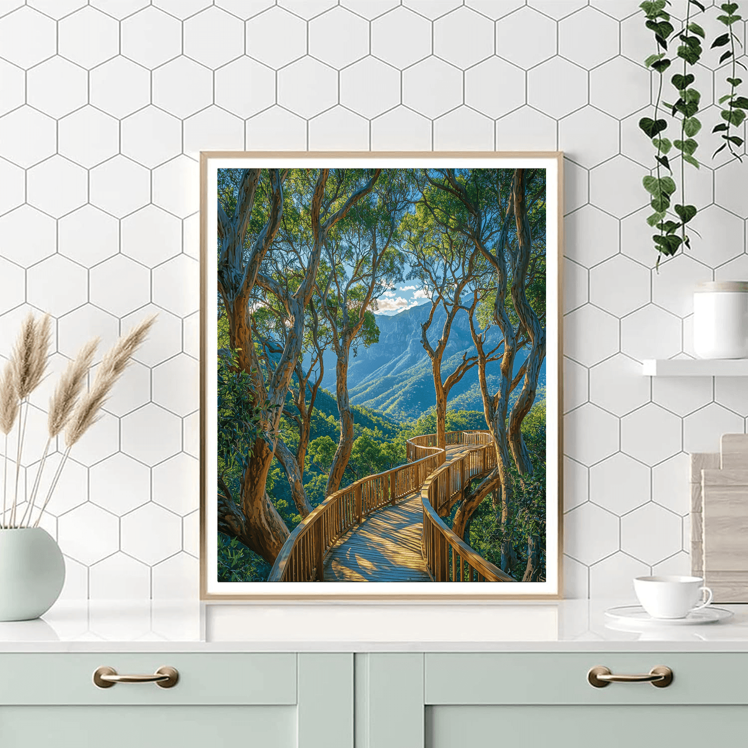 Treetop Walkway Paint By Numbers