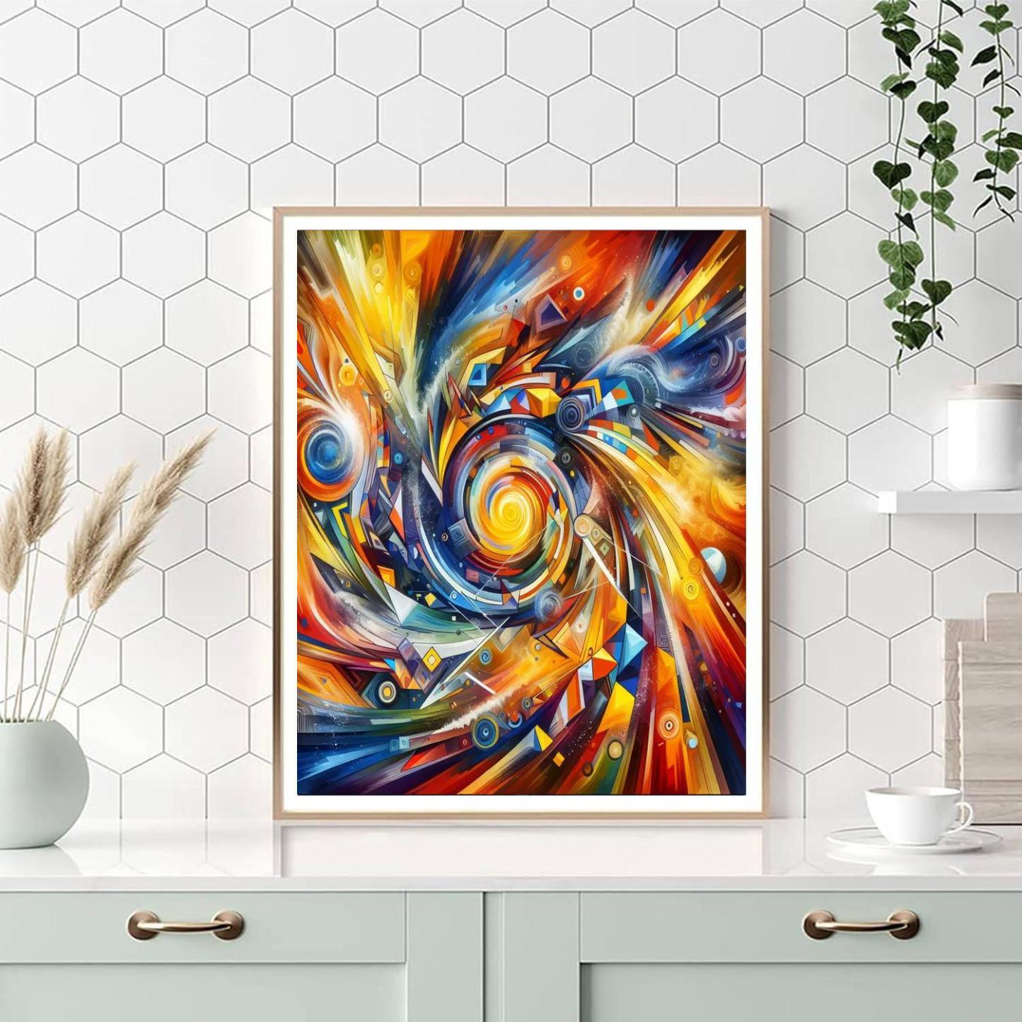 Joyful Kaleidoscope Paint By Number