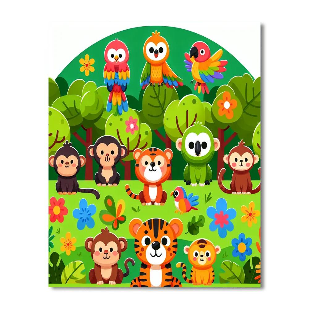 Daring Adventures In The Wild Numbered Painting Kits