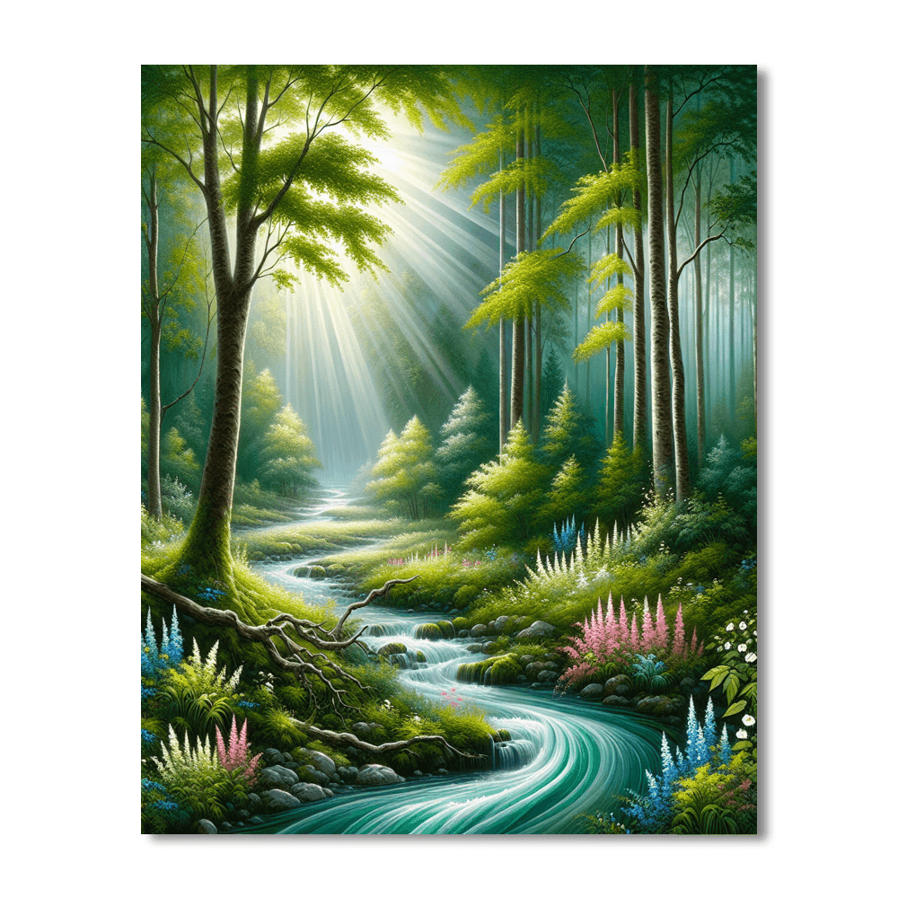 Forest Retreat Paint By Number