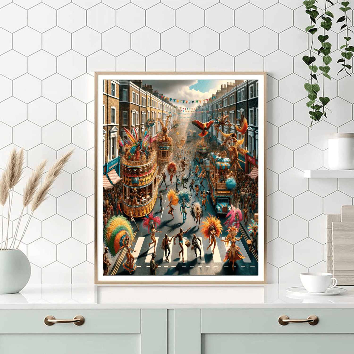 Carnival Of Notting Hill - England Painting By Numbers Kit