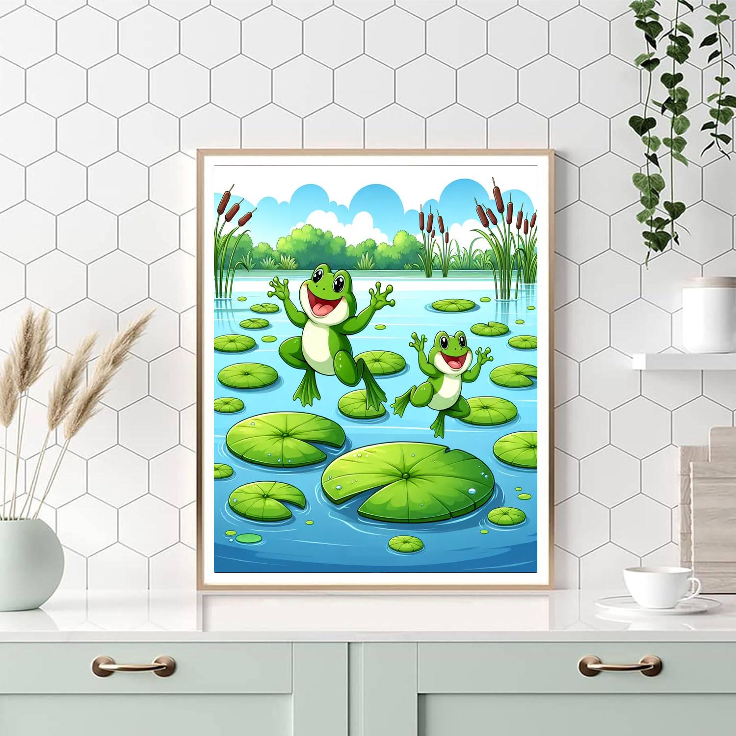 Happy Hoppers Painting Number Kit