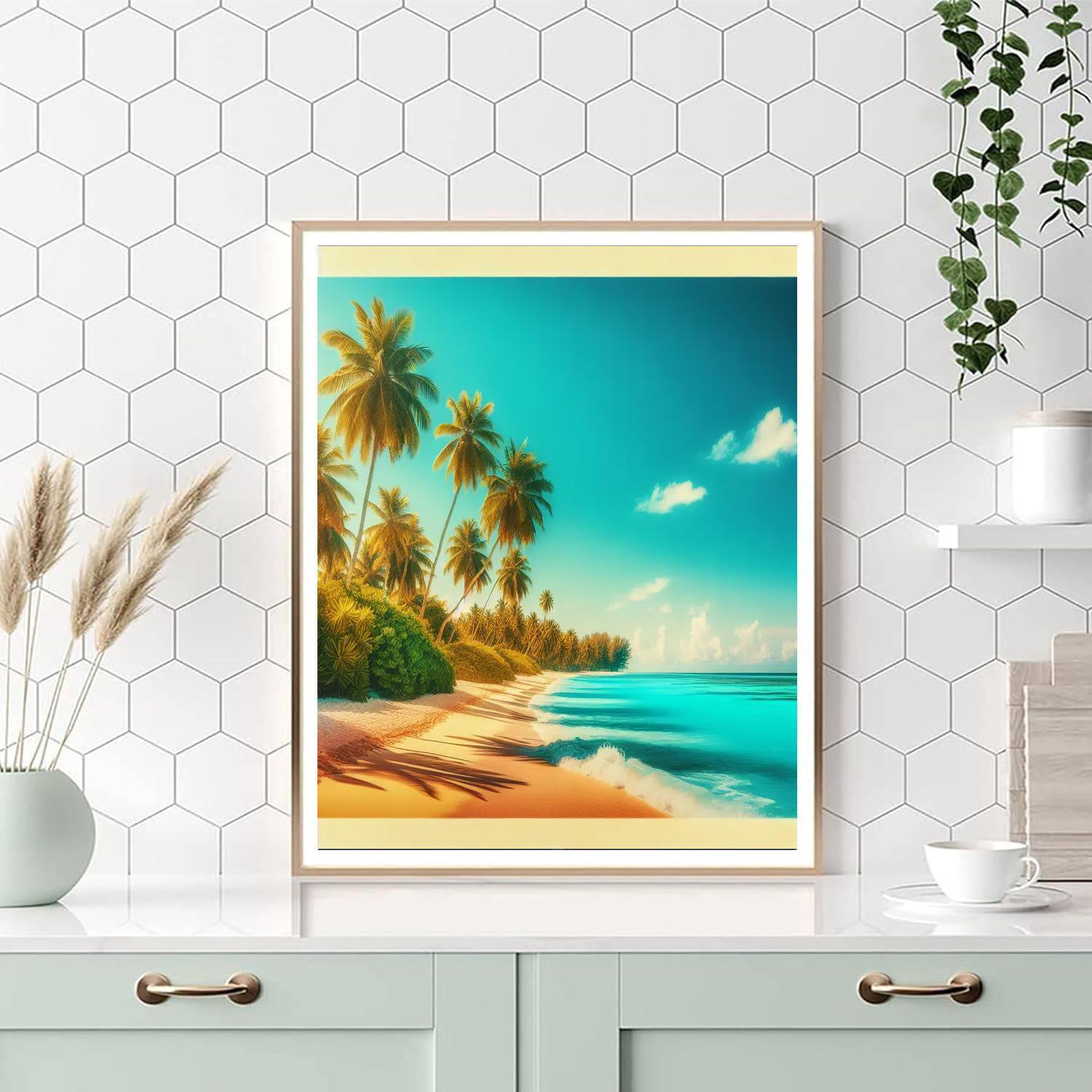 Tropical Island Haven Paint By Number