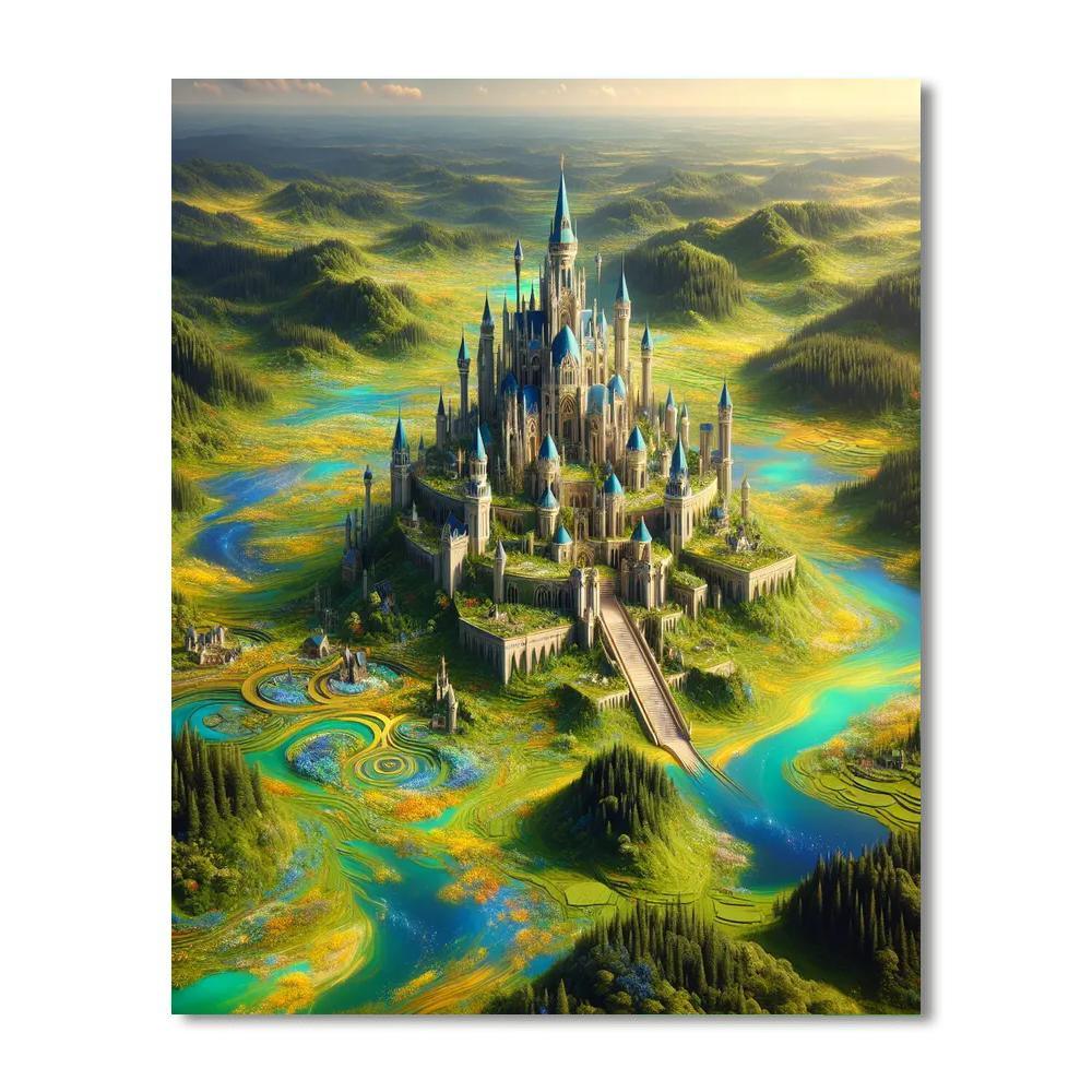 Majestic Castle Dreamscape Numbered Painting Kits