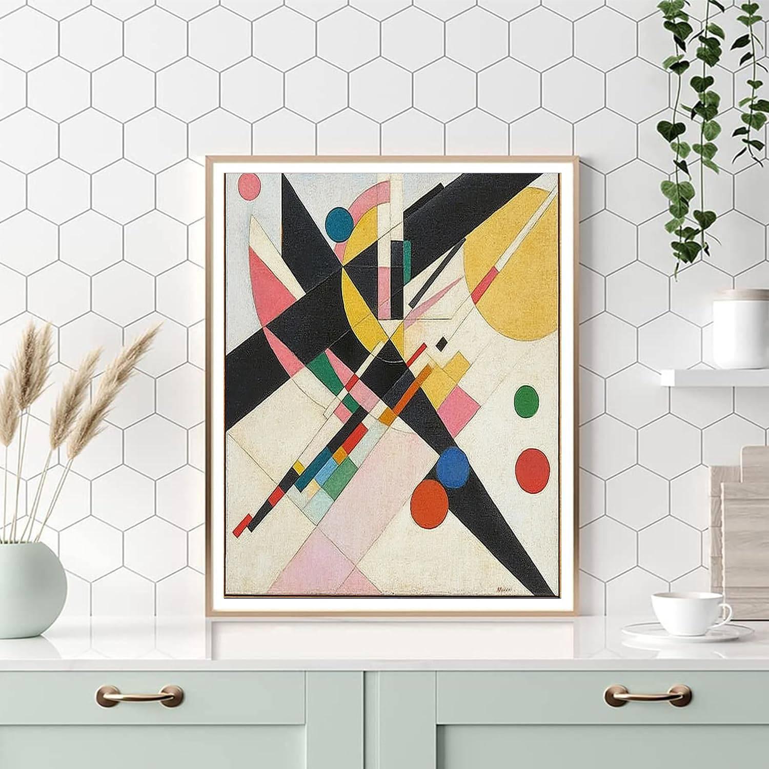 Kazimir Malevich Inspired Infinite Balance  Paint By Numbers