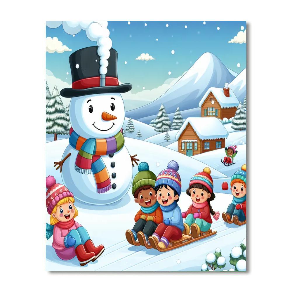 Winter Wonderland Extravaganza Painting By Numbers Kit